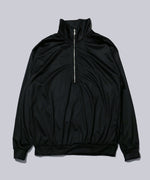 画像をギャラリービューアに読み込む, INTÉRIM(インテリム)のEXTRA FINE MERINO WOOL JERSEY HIGH NECK HALF ZIP - BLACKの公式通販サイトsession福岡セレクトショップ
