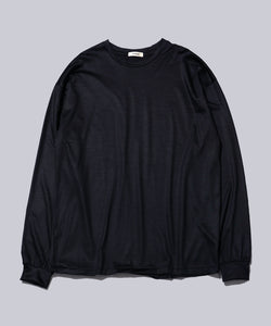 INTÉRIM(インテリム)のEXTRA FINE MERINO WOO JERSEYL L/S TEE - D.NAVYの公式通販サイトsession福岡セレクトショップ