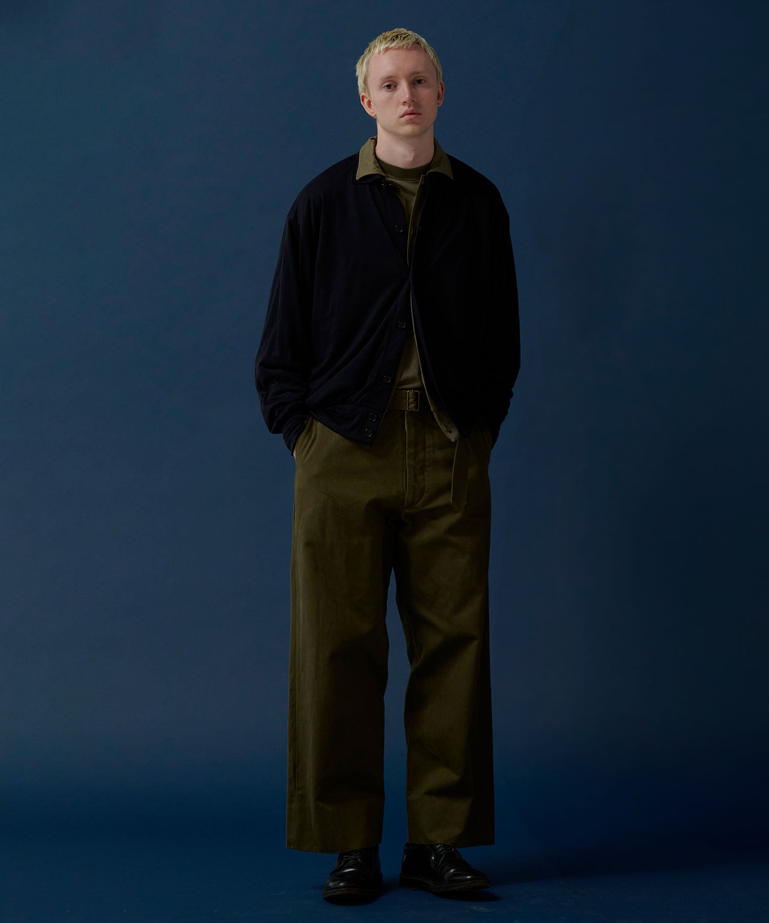 INTERIM【インテリム】セットアップ INTERIM インテリム ハンドフレーム ドライバーズ ジップニット