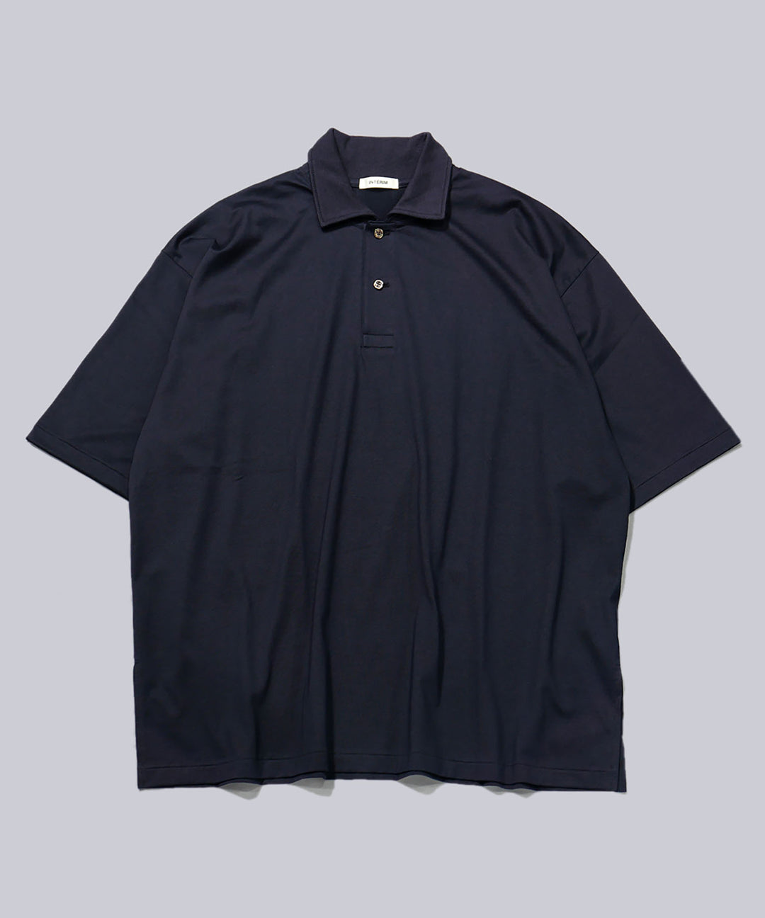 INTÉRIM(インテリム)の HYPER BIG HIGH GAUGE SUVIN JERSEY POLO SHIRT - ROYAL D.PURPLEの公式通販サイトsession福岡セレクトショップ