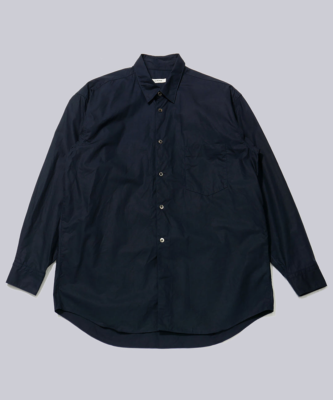 INTÉRIM(インテリム)のVINTAGE COTTON POPLIN L/S REGULAR COLLAR SHIRT - D.BLUEの公式通販サイトsession福岡セレクトショップ
