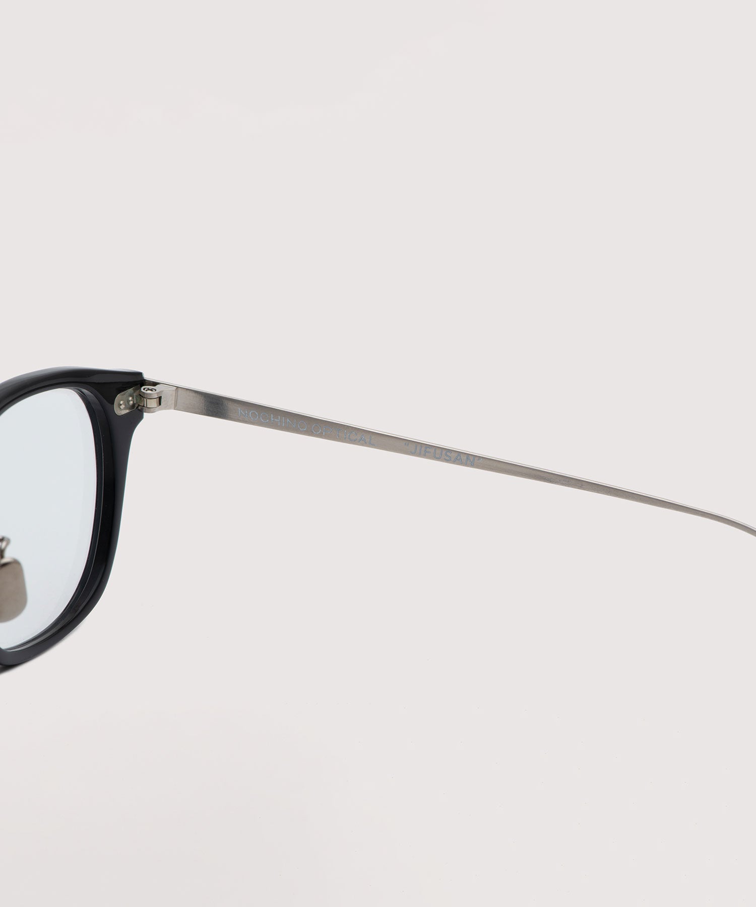 【NOCHINO OPTICAL】JIFUSAN - GLOSS BLACK × CLEAR to GREY (調光レンズ)