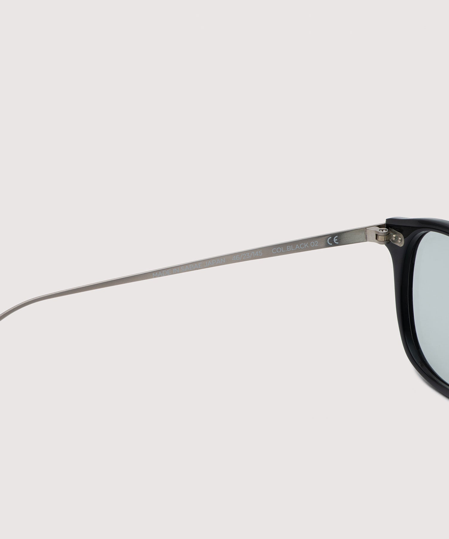 【NOCHINO OPTICAL】JIFUSAN - GLOSS BLACK × CLEAR to GREY (調光レンズ)