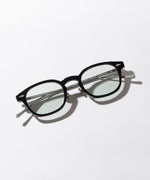 画像をギャラリービューアに読み込む, 【NOCHINO OPTICAL】&quot;JIFUSAN&quot; -  Gloss Black × Grey Green to D.Grey(調光レンズ)
