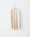 【KANEMASA PHIL.】46G STRIPE MODEST SHIRT - BEIGE NAVY