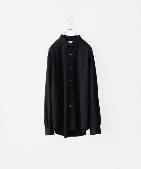 【KANEMASA PHIL.】46G MODEST SHIRT - BLACK