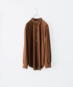 画像をギャラリービューアに読み込む, KANEMASA PHIL. カネマサフィルの46G STRIPE MODEST SHIRTのBROWN BLUE 公式通販サイトsession福岡セレクトショップ
