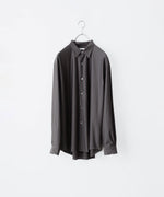 画像をギャラリービューアに読み込む, KANEMASA PHIL. カネマサフィルの46G STRIPE MODEST SHIRTのCHARCOAL BROWN 公式通販サイトsession福岡セレクトショップ
