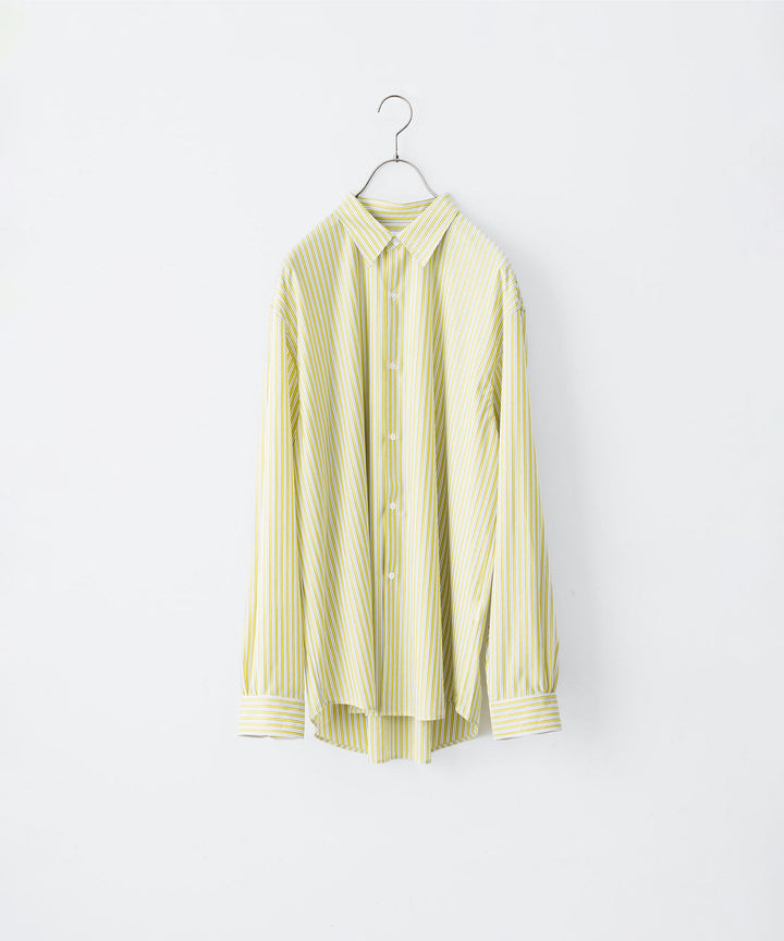 KANEMASA PHIL. カネマサフィルの46G STRIPE MODEST SHIRTのYELLOW BLACK 公式通販サイトsession福岡セレクトショップ