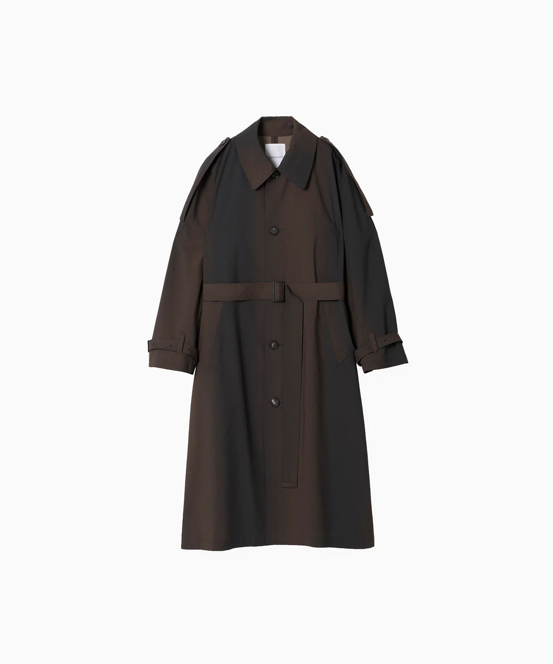 SUBLATIONS-サブレーションズのKIVULI PRINT LIGHT WEIGHT COATのDARK BROWN公式通販サイトsession福岡セレクトショップ