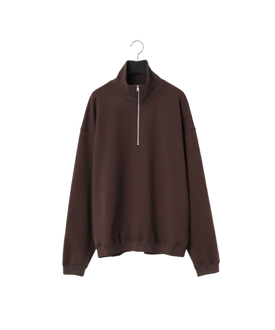 KANEMASA PHIL. カネマサフィル 23AW EXCLUSIVE - 36G SUPER FINE GAUGE HALF ZIP PULLOVER - BROWN sessionセッション福岡セレクトショップ公式通販サイト