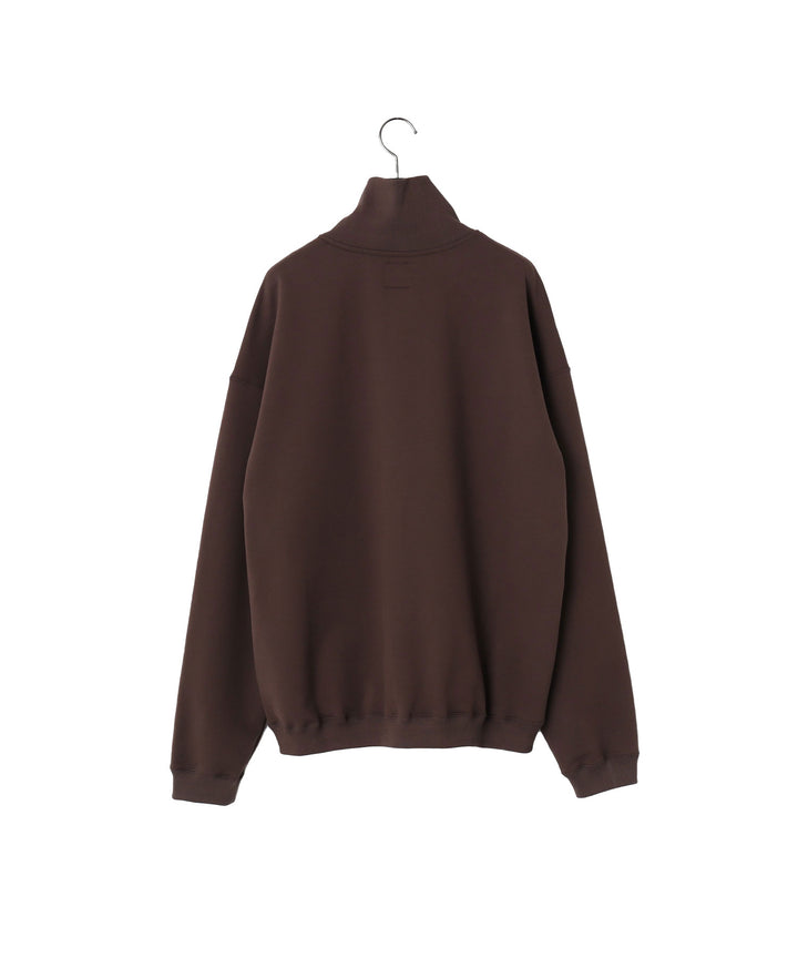 KANEMASA PHIL. カネマサフィル 23AW EXCLUSIVE - 36G SUPER FINE GAUGE HALF ZIP PULLOVER - BROWN sessionセッション福岡セレクトショップ公式通販サイト