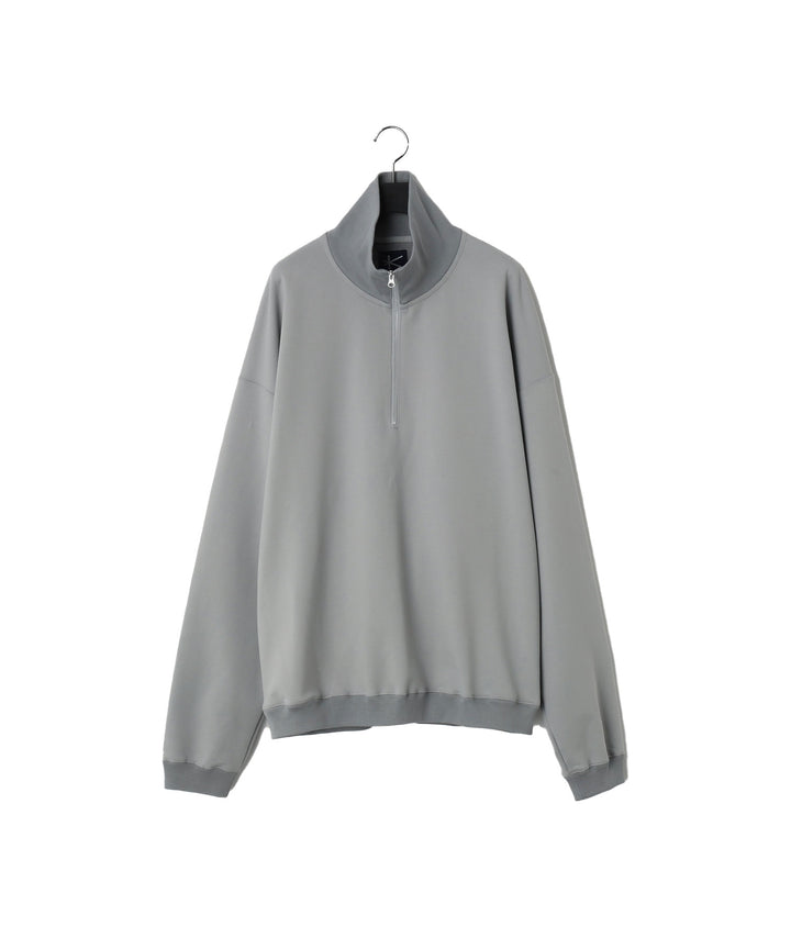 KANEMASA PHIL. カネマサフィル 23AW EXCLUSIVE - 36G SUPER FINE GAUGE HALF ZIP PULLOVER - LIGHT GRAY sessionセッション福岡セレクトショップ公式通販サ