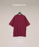 画像をギャラリービューアに読み込む, 【KANEMASA PHIL.】カネマサフィル 36G WOOL SILKY TEEのPURPLEの公式通販サイトsession福岡セレクトショップ
