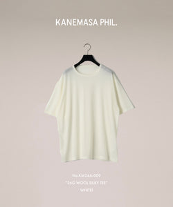 【KANEMASA PHIL.】カネマサフィル 36G WOOL SILKY TEEのWHITEの公式通販サイトsession福岡セレクトショップ