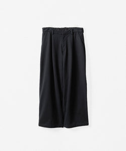 KANEMASA PHIL.】36G NEEDLE PUNCH WIDE SLACKS - BLACK | 公式通販