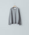 【KANEMASA PHIL.】36G RAGLAN HEATHER PULLOVER - CHARCOAL DYE