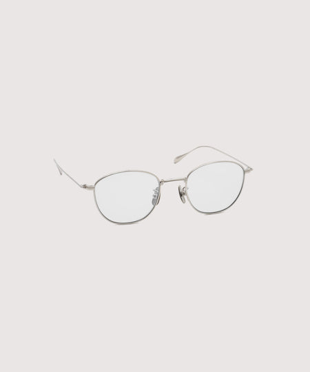 【NOCHINO OPTICAL】KOUGETSU - #1 PLATINUM SILVER × CLEAR to D.GREY (調光レンズ)