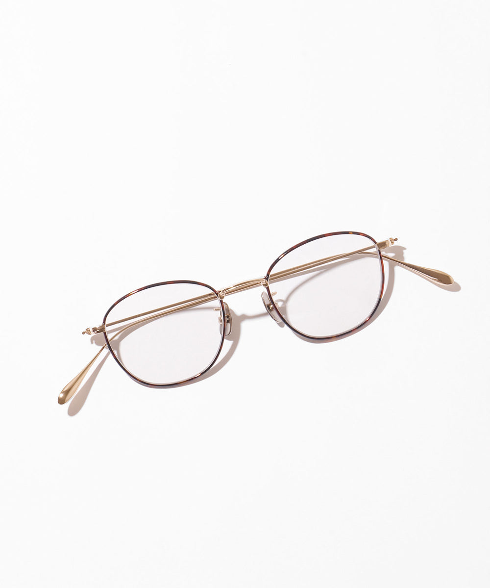 NOCHINO OPTICALのKOUGETSUの#5 CHAMPAGNE GOLD & AMBER× CLEAR to D.GREY(調光レンズ)の公式通販サイトsession福岡セレクトショップ