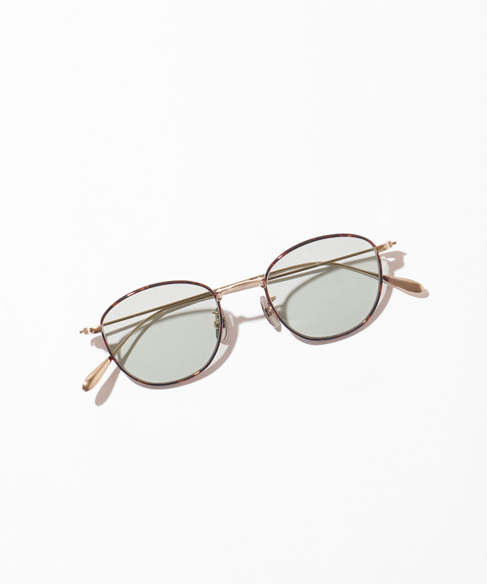 NOCHINO OPTICALのKOUGETSUの#6 CHAMPAGNE GOLD & AMBER× GREY GREEN to D.GREY(調光レンズ)の公式通販サイトsession福岡セレクトショップ