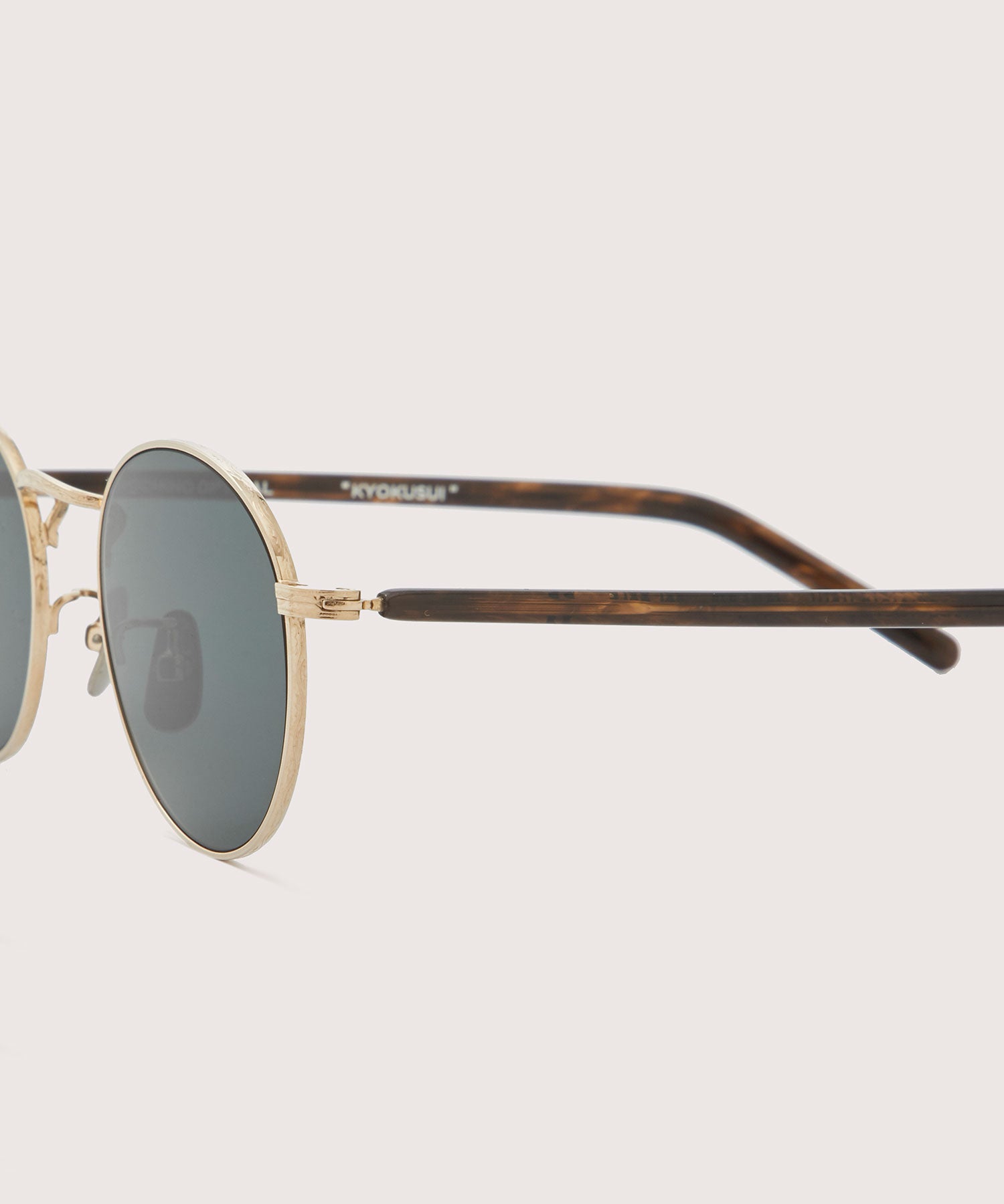 【NOCHINO OPTICAL】KYOKUSUI -  CHAMPAGNE GOLD × DARK GREY