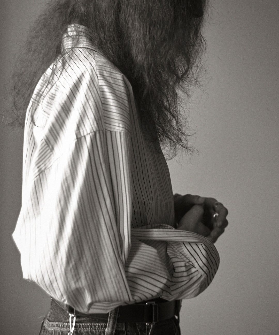 【INTÉRIM】インテリムのVARIOUS STRIPES COTTON POPLIN 60s OPEN COLLAR SHIRT - V.STRIPE公式通販サイトsession福岡セレクトショップ