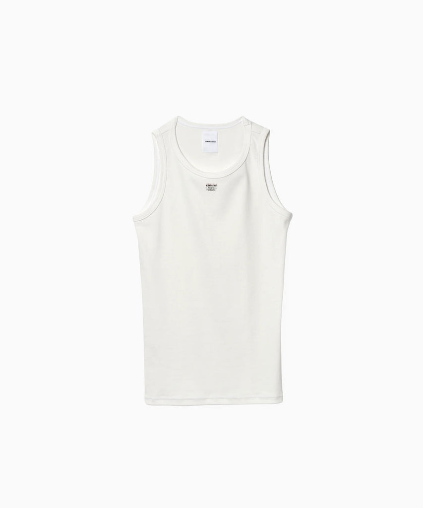 サルセーション タンクトップ LOGOPRINTRIBTANKTOP_WHITE25071