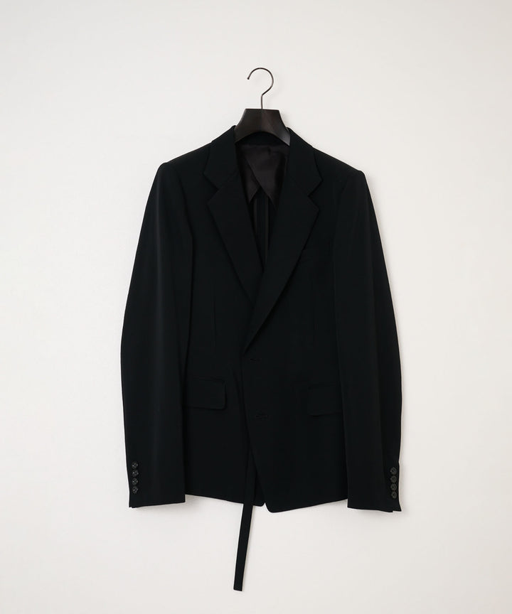 UJOH((ウジョー)の2BS TRIM BELT JKT - BLACKの公式通販サイトsession福岡セレクトショップ