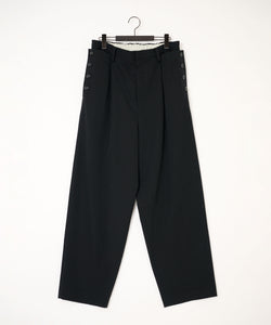 UJOH】BUTTON LINE CLOSURE PNT - BLACK | 公式通販サイト session