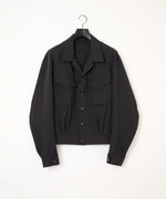 画像をギャラリービューアに読み込む, UJOH((ウジョー)のSHORT BLOUSON -BLACKの公式通販サイトsession福岡セレクトショップ
