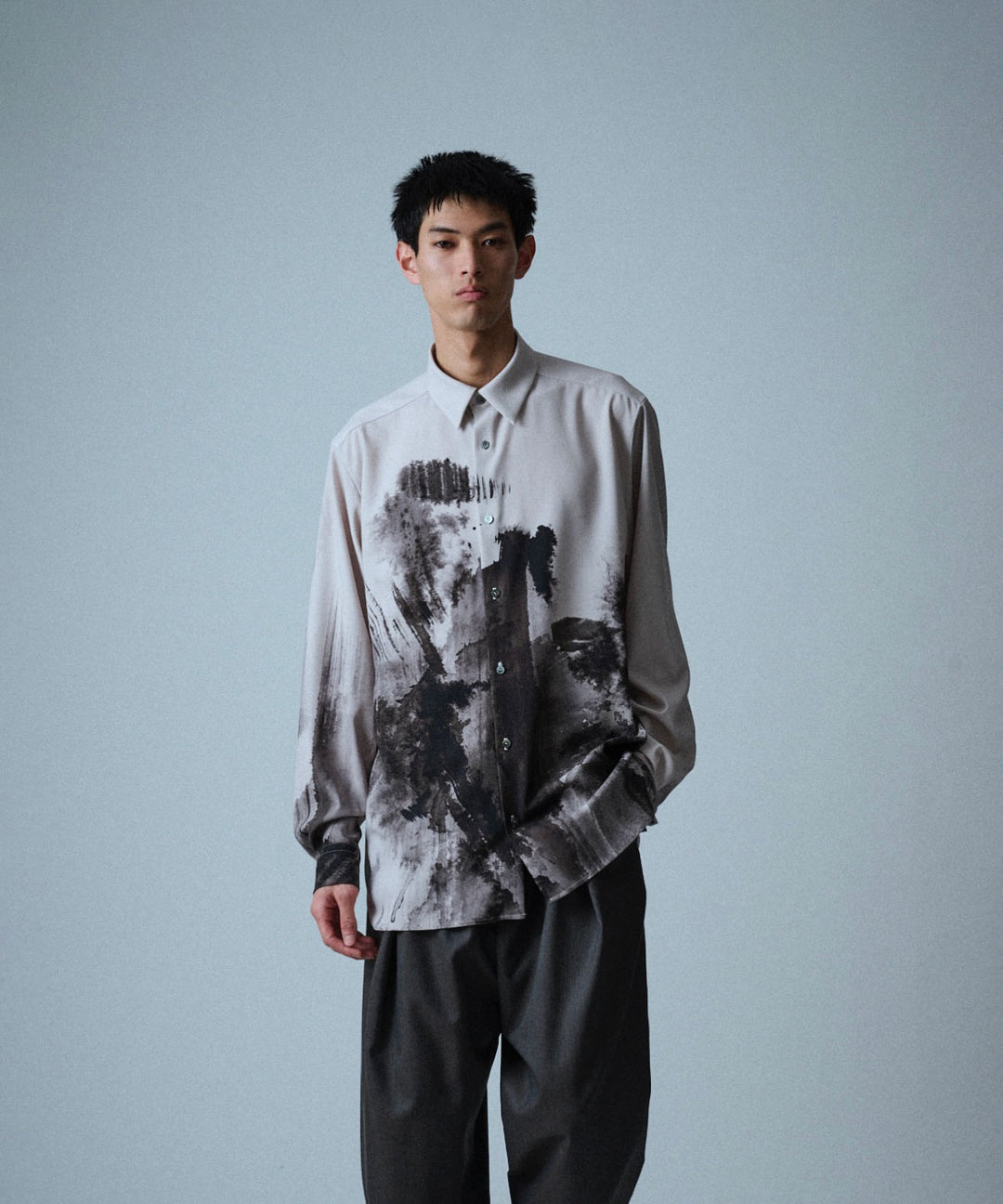 UJOH ウジョーのREGULAR COLLAR SHIRTのGREIGE 公式通販サイトsession福岡セレクトショップ