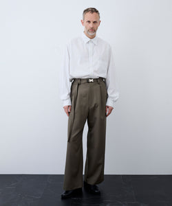 UJOH ウジョーのBELTED WIDE STRAIGHT PNT MOSS GRAYの公式通販サイトsession福岡セレクトショップ