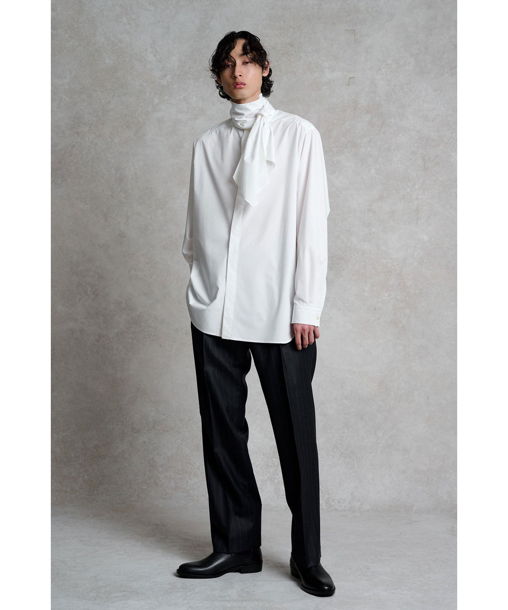 【UJOH】SCARF SHIRT - WHITE | 公式通販サイト session(セッション)