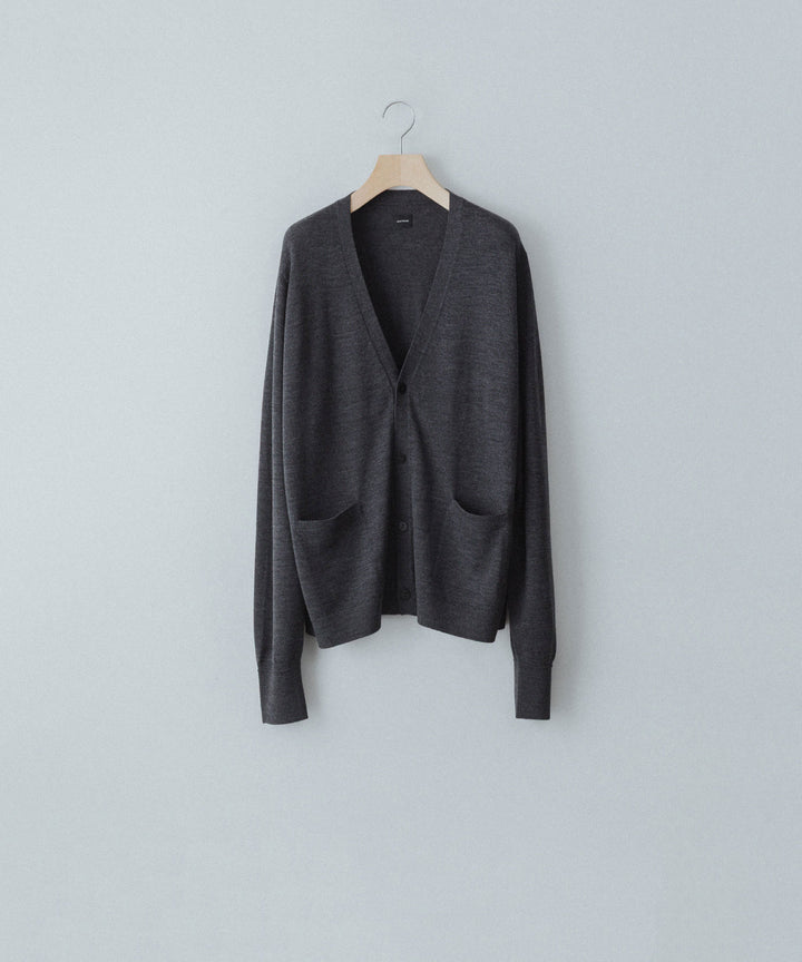 MAYKAM メイカムのSTRUCTURE CARDIGANのSTONE GREY 公式通販サイトsession福岡セレクトショップ