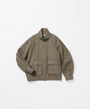 【nakedgauge】SUMI LINEN N48 BLOUSON - KHAKI