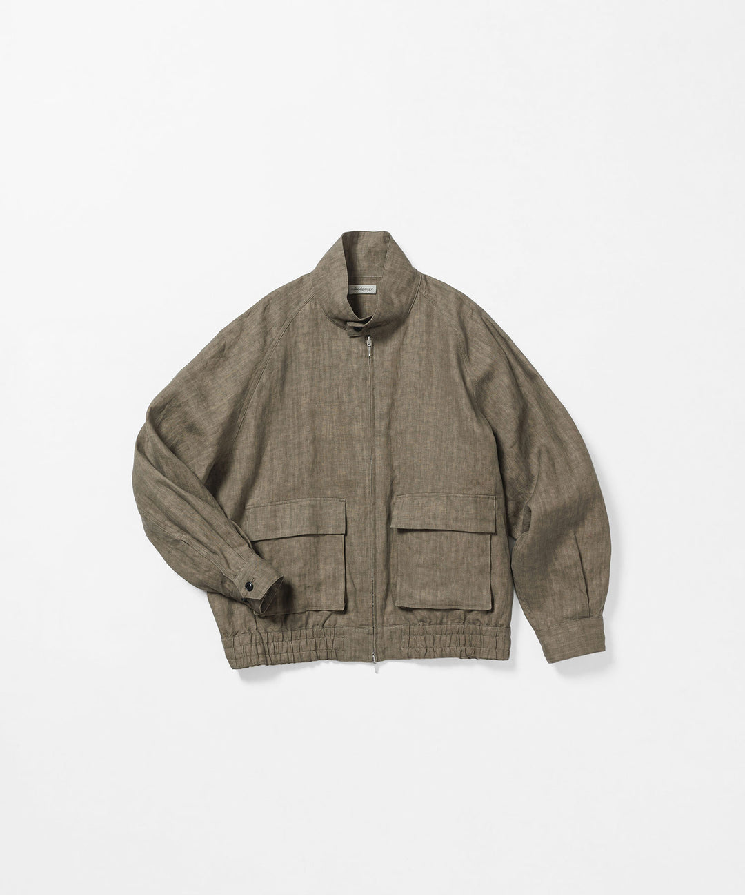 nakedgauge ネイキッドゲージのSUMI LINEN N48 BLOUSONのKHAKI公式通販サイトsession福岡セレクトショップ