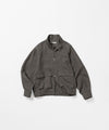 【nakedgauge】SUMI LINEN N48 BLOUSON - CHARCOAL GRAY