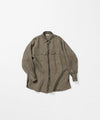 【nakedgauge】 SUMI LINEN BIG SHIRT - KHAKI