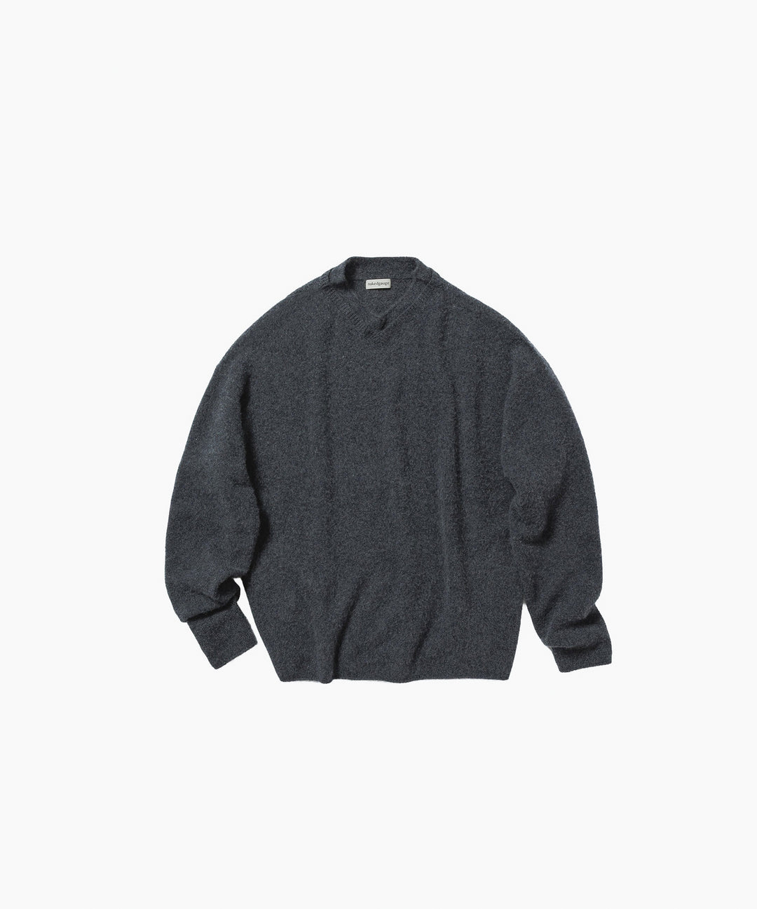 nakedgauge ネイキッドゲージのCOMFORT TOUCH DOUBLE COLLAR PULLOVERのCHARCOAL GRAY 公式通販サイトsession福岡セレクトショップ