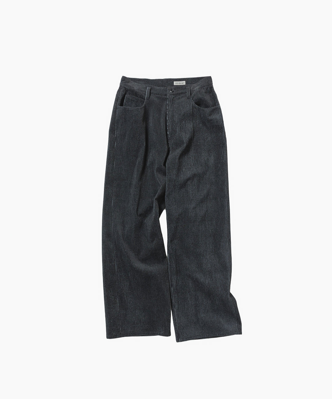 nakedgauge ネイキッドゲージのSUMI/INDIGO CORDUROY ASHLEY PANTSのBLACKの公式通販サイトsession福岡セレクトショップ