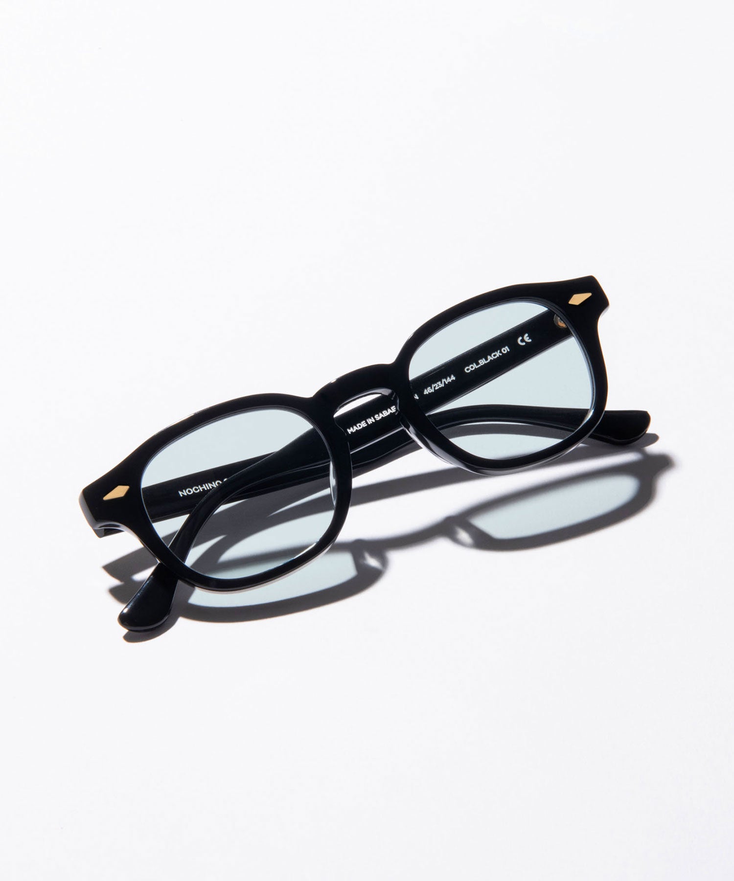 【NOCHINO OPTICAL】NOCHINO - GLOSS BLACK × BLUE GREY to D.GREY (調光レンズ)