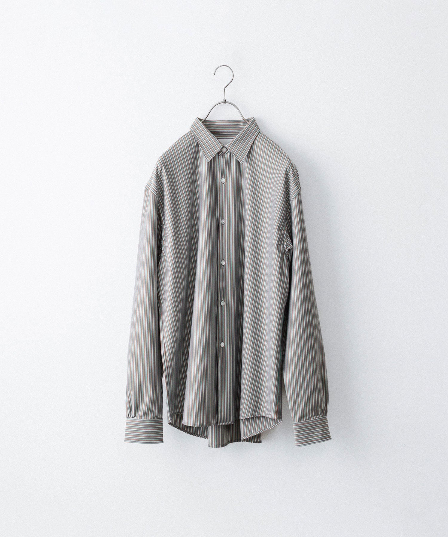SM x TGR Shi VA F12 Cangshan Gray 【+おまけ】 KANEMASA PHIL.】46G STRIPE MODEST SHIRT - RAINBOW | 公式通販サイト
