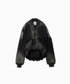 【SUBLATIONS】RUSTY SATIN BALLOON MA-1 - BLACK