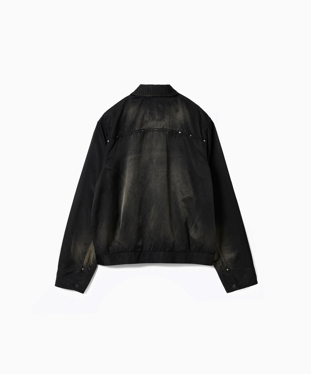 SUBLATIONS サブレーションズのRUSTY SATIN SPORTS JACKETのBLACK 公式通販サイトsession福岡セレクトショップ