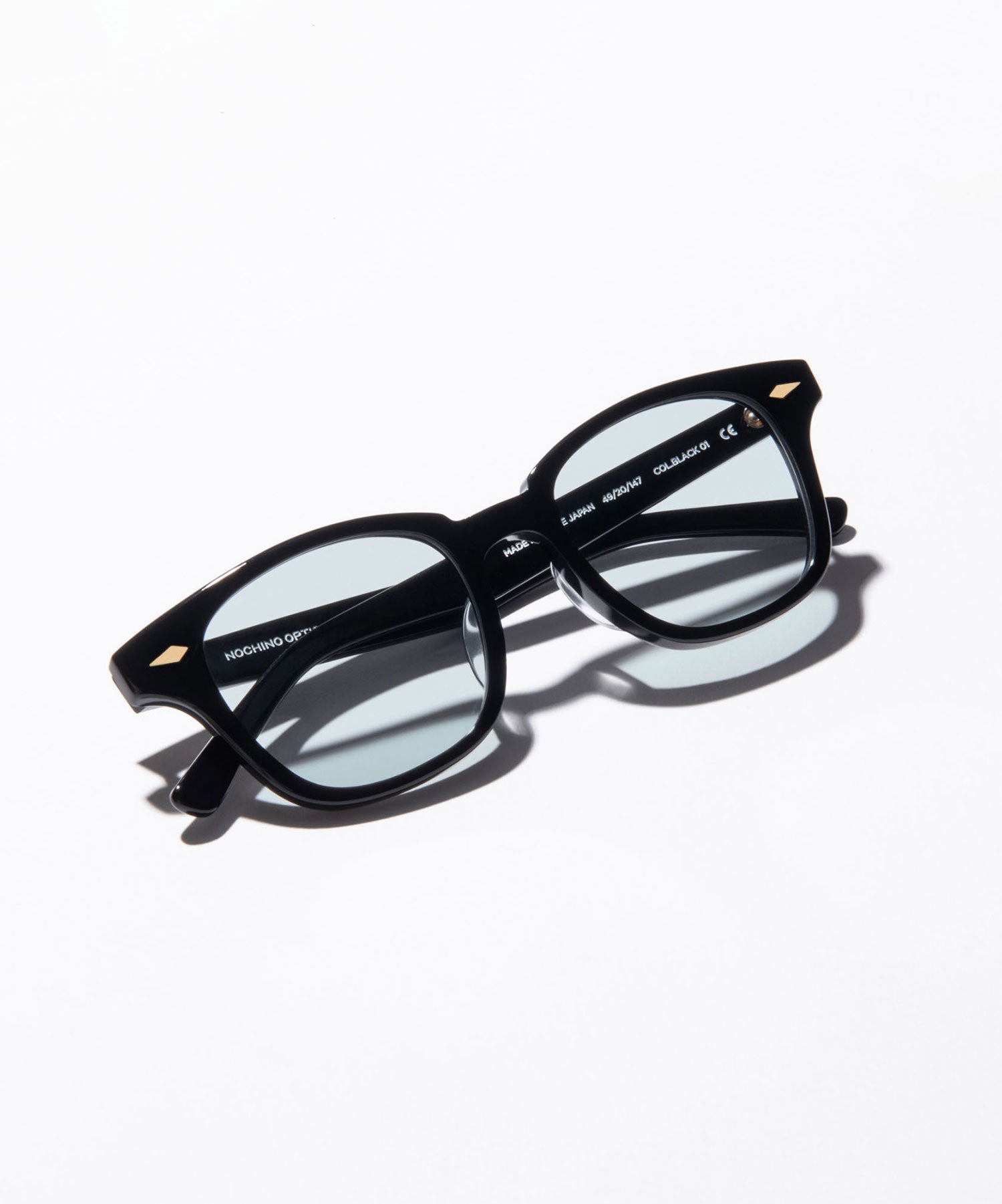 【NOCHINO OPTICAL】SANSUI - GLOSS BLACK × BLUE GREY to D.GREY (調光レンズ)