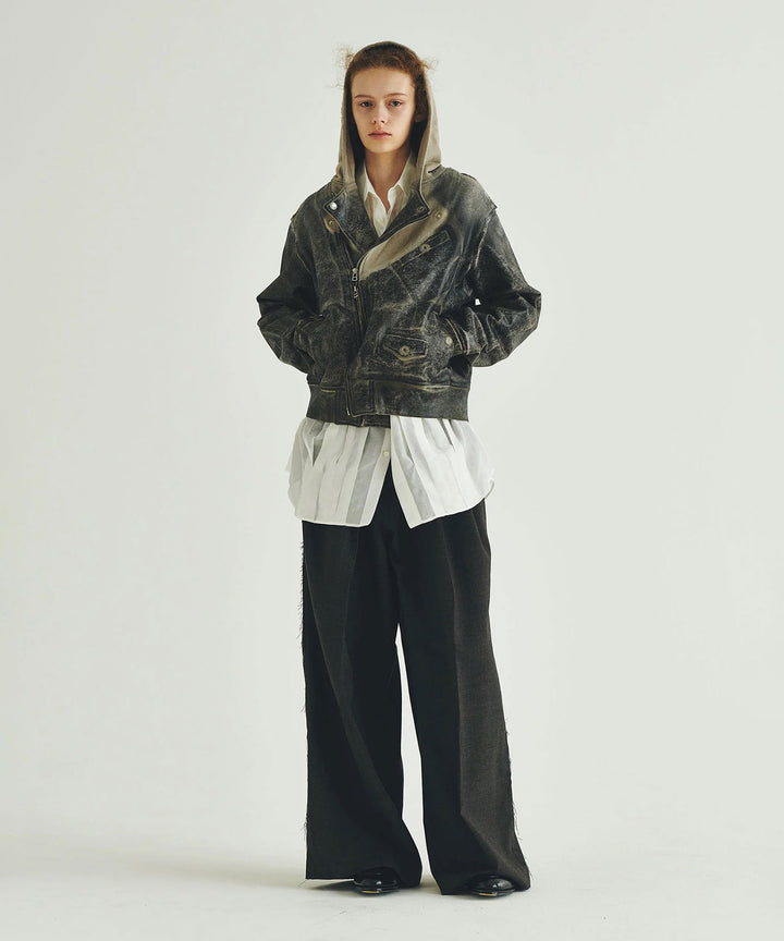 SUBLATIONS-サブレーションズのSHEER TUCK DRESS SHIRTのWHITE公式通販サイトsession福岡セレクトショップ