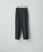 画像をギャラリービューアに読み込む, ssstein(シュタイン)のTWO TUCK EASY TROUSERS - BLACKの公式通販サイトsession福岡セレクトショップ
