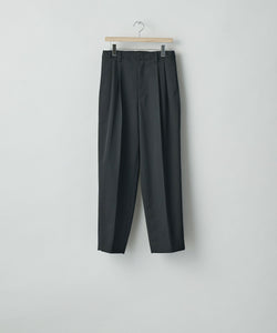 ssstein(シュタイン)のTWO TUCK EASY TROUSERS - BLACKの公式通販サイトsession福岡セレクトショップ