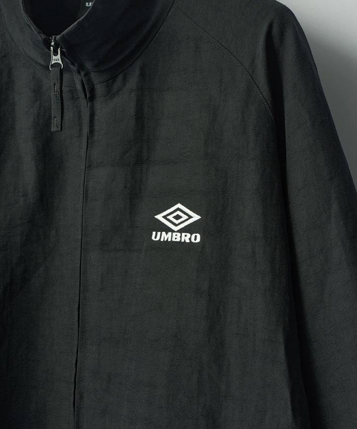 【ssstein × UMBRO】LINEN/NYLON TRACK JACKET - BLACK