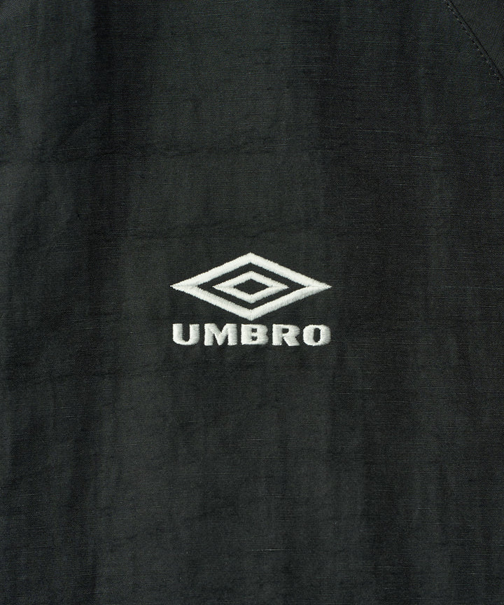 【ssstein × UMBRO】LINEN/NYLON TRACK JACKET - BLACK